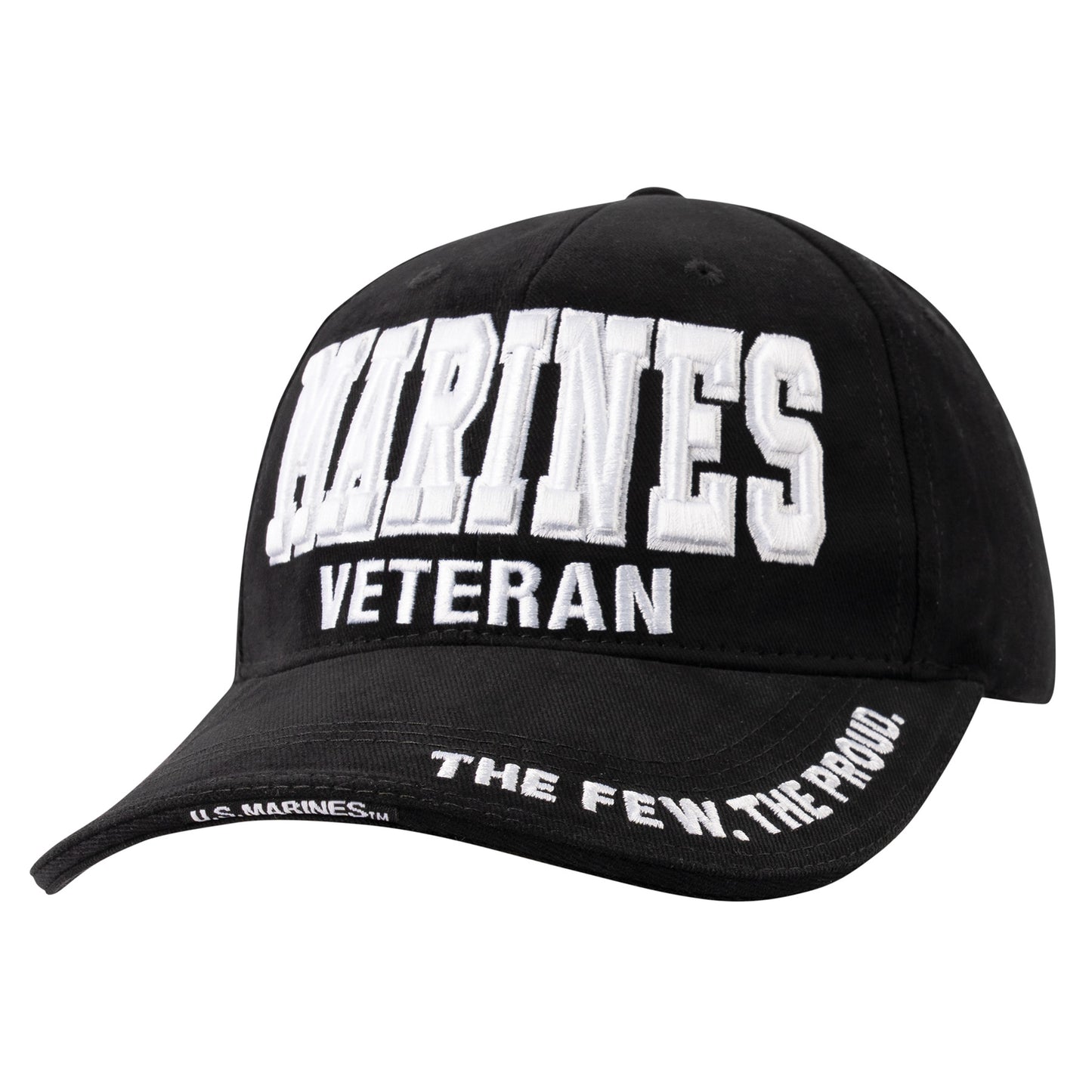 Deluxe Low Profile Military Branch Veteran Cap