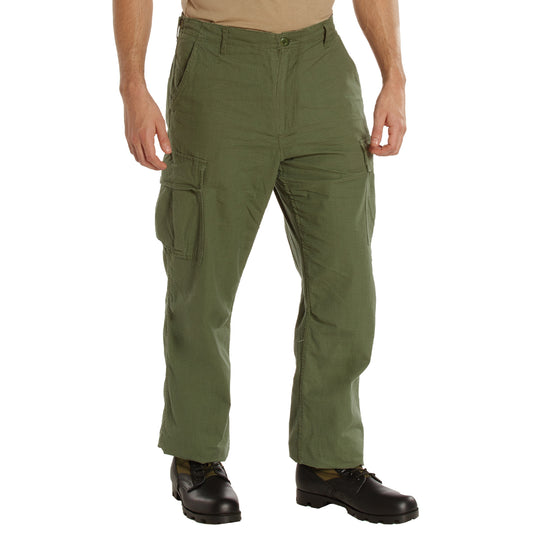Vintage Vietnam Rip-Stop Fatigue Pants
