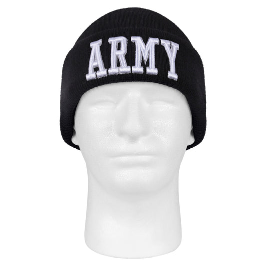 Deluxe Embroidered Watch Cap - Army