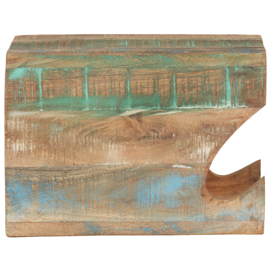 vidaXL Wall Mounted Bicycle Rack 13.8"x9.8"x9.8" Solid Reclaimed Wood-1