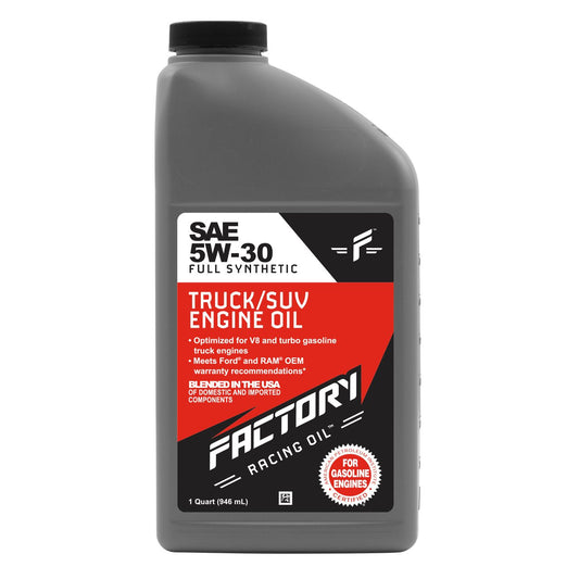 Factory Racing Parts Oil Change Kit For Lexus ES300 1994-2003, ES330 2004-2006, GS300 1993-2005, RX300 1999-2003, RX330 2004-2006 5W-30 Full Synthetic Oil - 5 Quarts-1