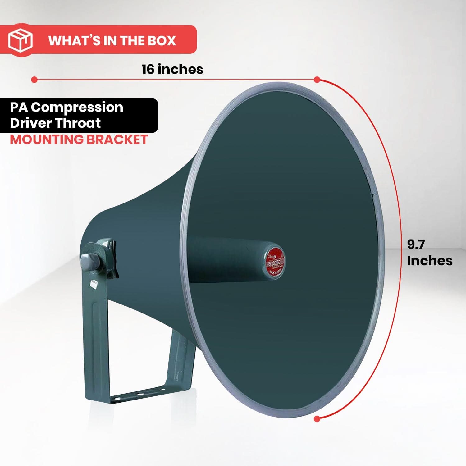 5 Core PA Speaker Horn Throat 16 inch All Weather Use Support Wide Range of Compression Drivers-2